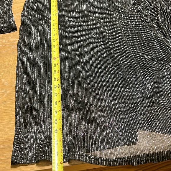 City Chic women’s plus size dress Sparkle Gunmetal size XXL/24 NWT - Picture 6 of 11